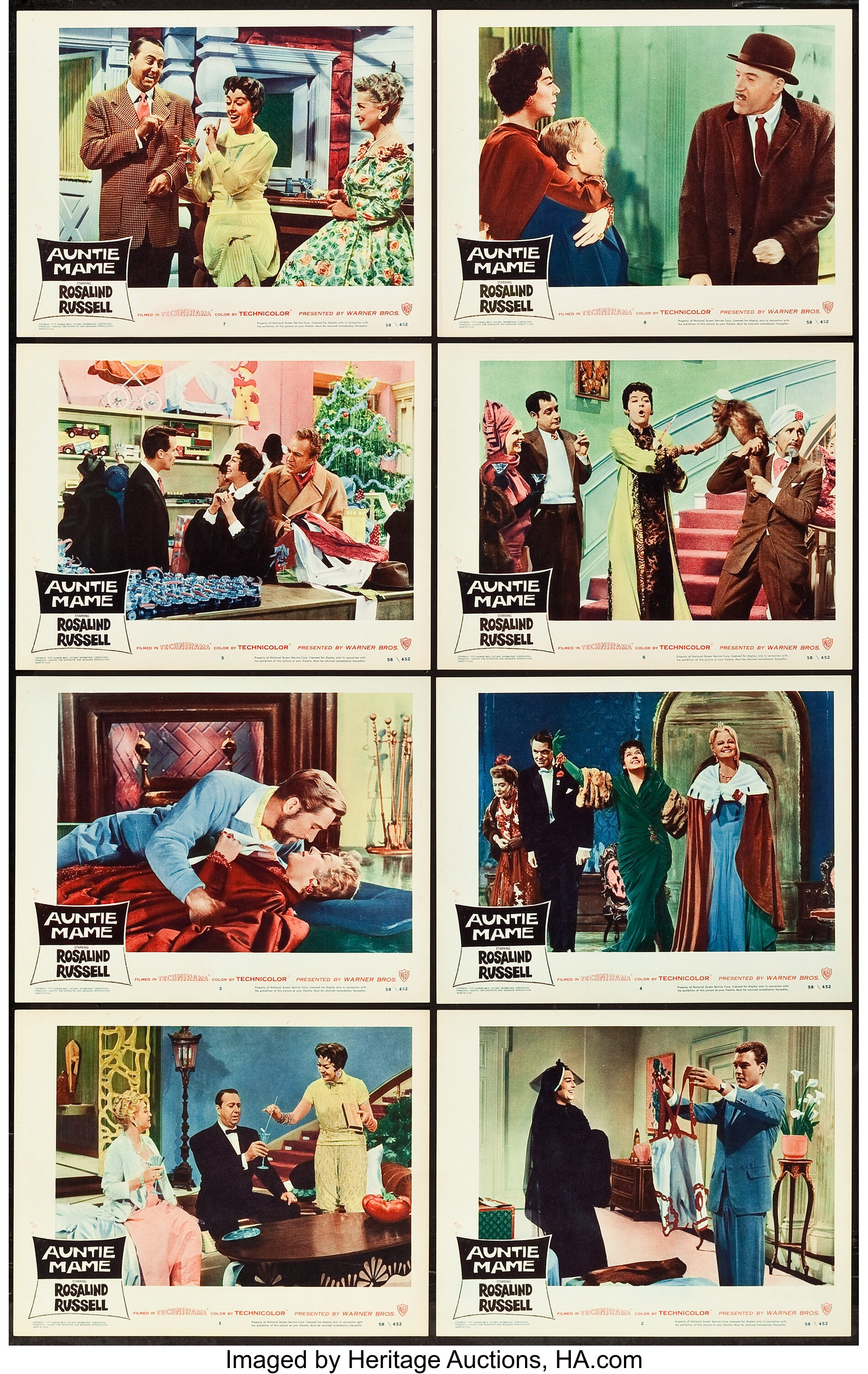 Auntie Mame Movie Poster 1958 Half sheet (22x28)