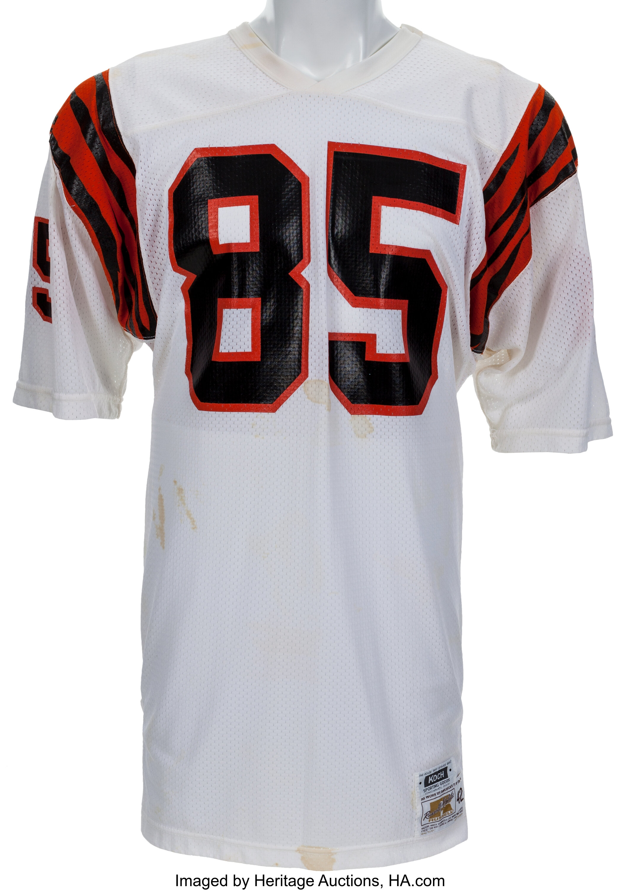 1970/80s Isaac Curtis Cincinnati Bengals Game Worn Football Jersey