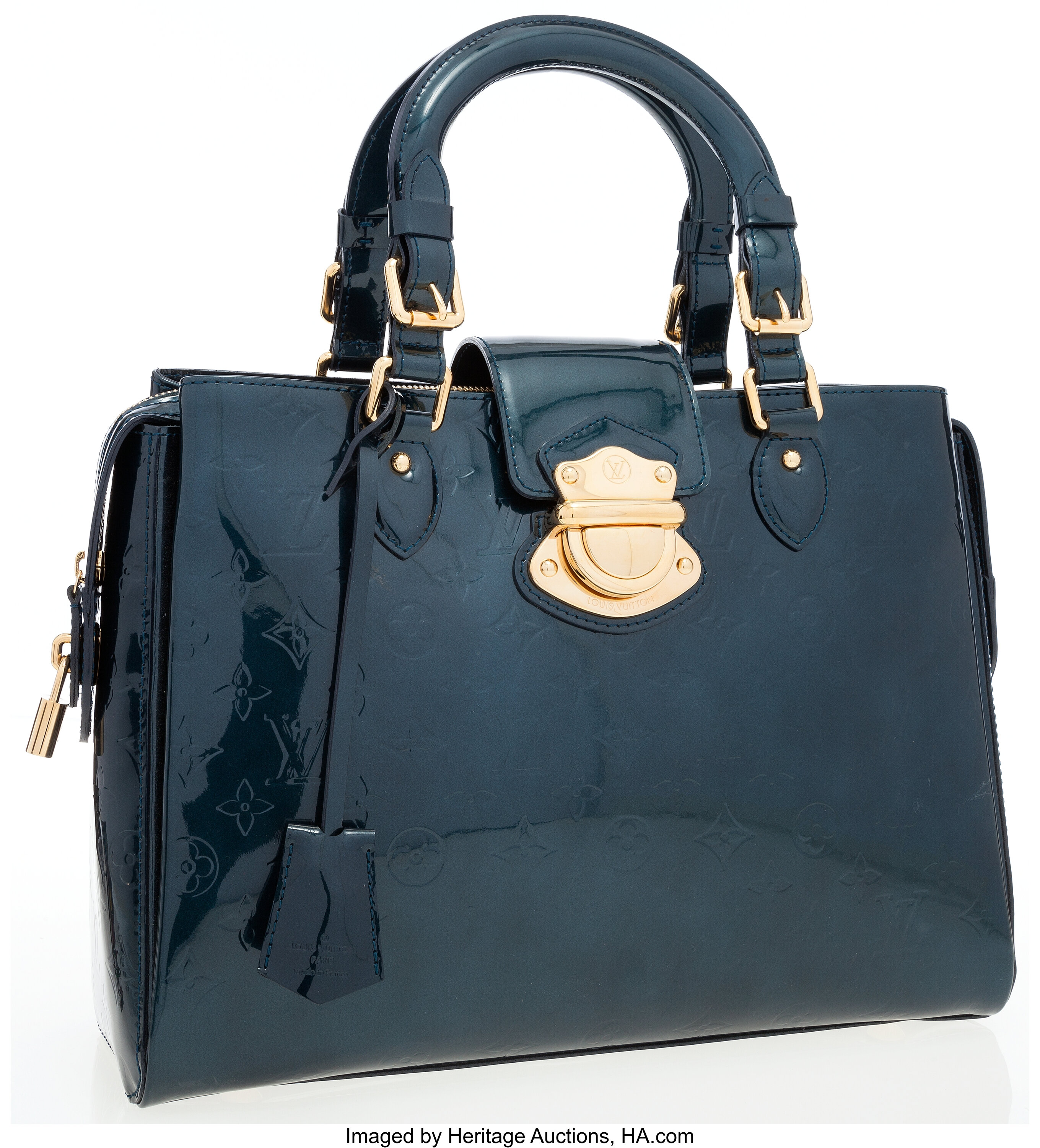 Louis Vuitton, Bags, Vernis Melrose Avenue Bleu Nuit Louis Vuitton