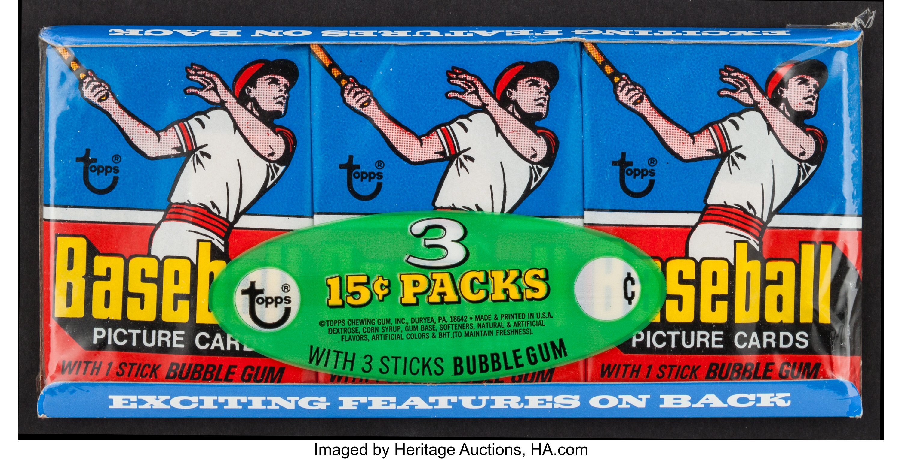 1977 Topps Baseball Wax Pack Box