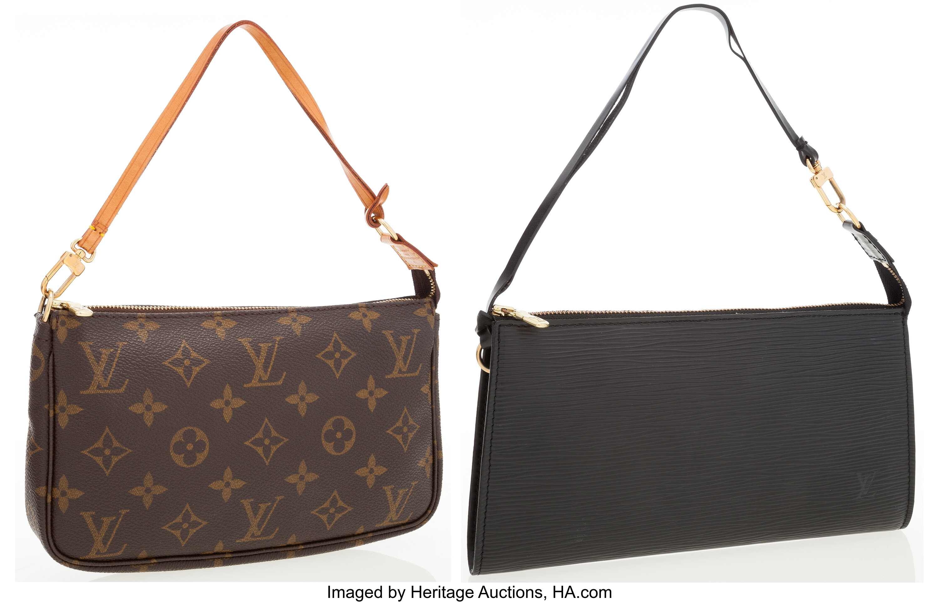 Sold at Auction: Louis Vuitton, Louis Vuitton LV Black Epi Leather Jewelry  Case