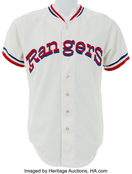 Texas Rangers MLB Vintage Game Worn BP Team Jersey