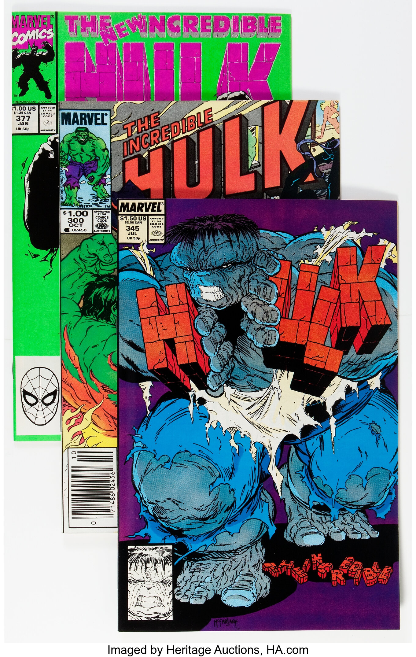 The Incredible Hulk Short Box Group Marvel 1984 98 Modern Lot Heritage Auctions