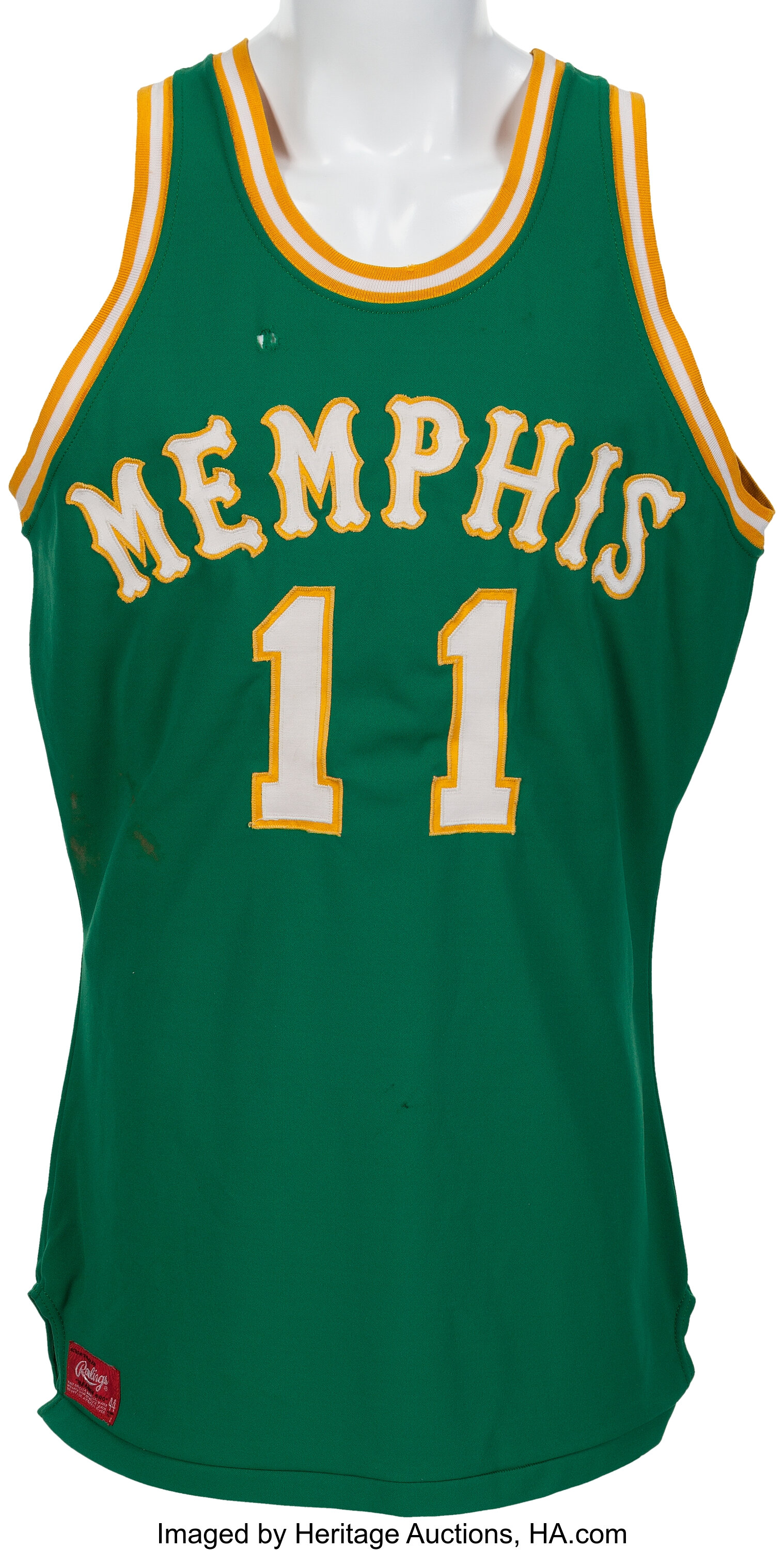 1972-74 Wil Jones Game Worn Memphis Tams Jersey and Shorts.... | Lot ...