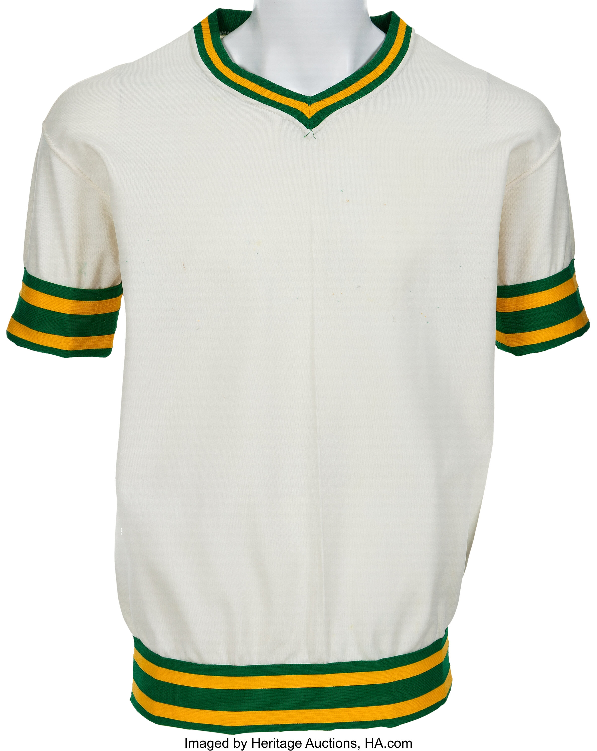 Lot Detail - California Golden Seals Circa 1972-73 Green and White