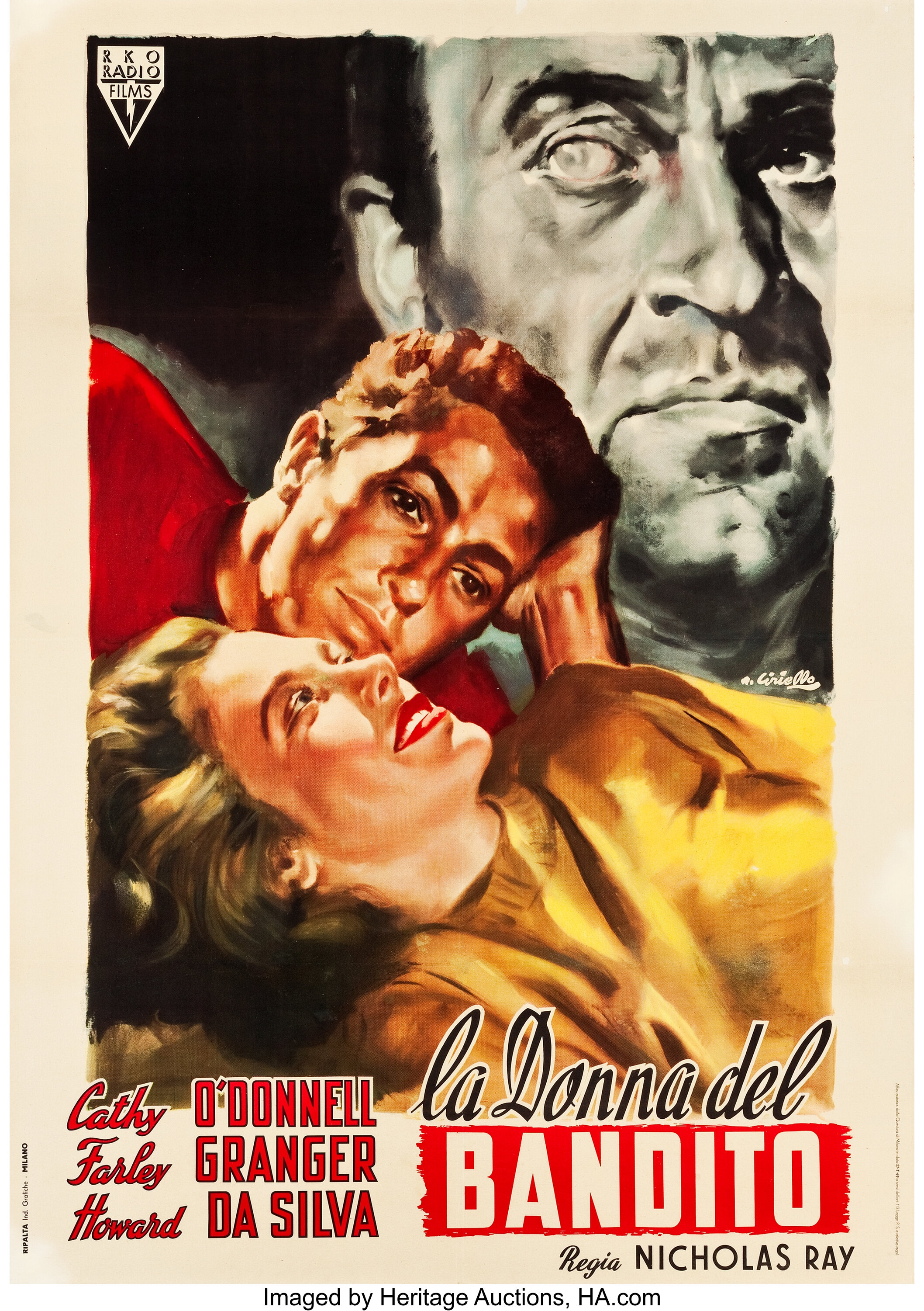 They Live By Night Rko 1949 Italian 2 Foglio 39 X 55 Lot 1 Heritage Auctions