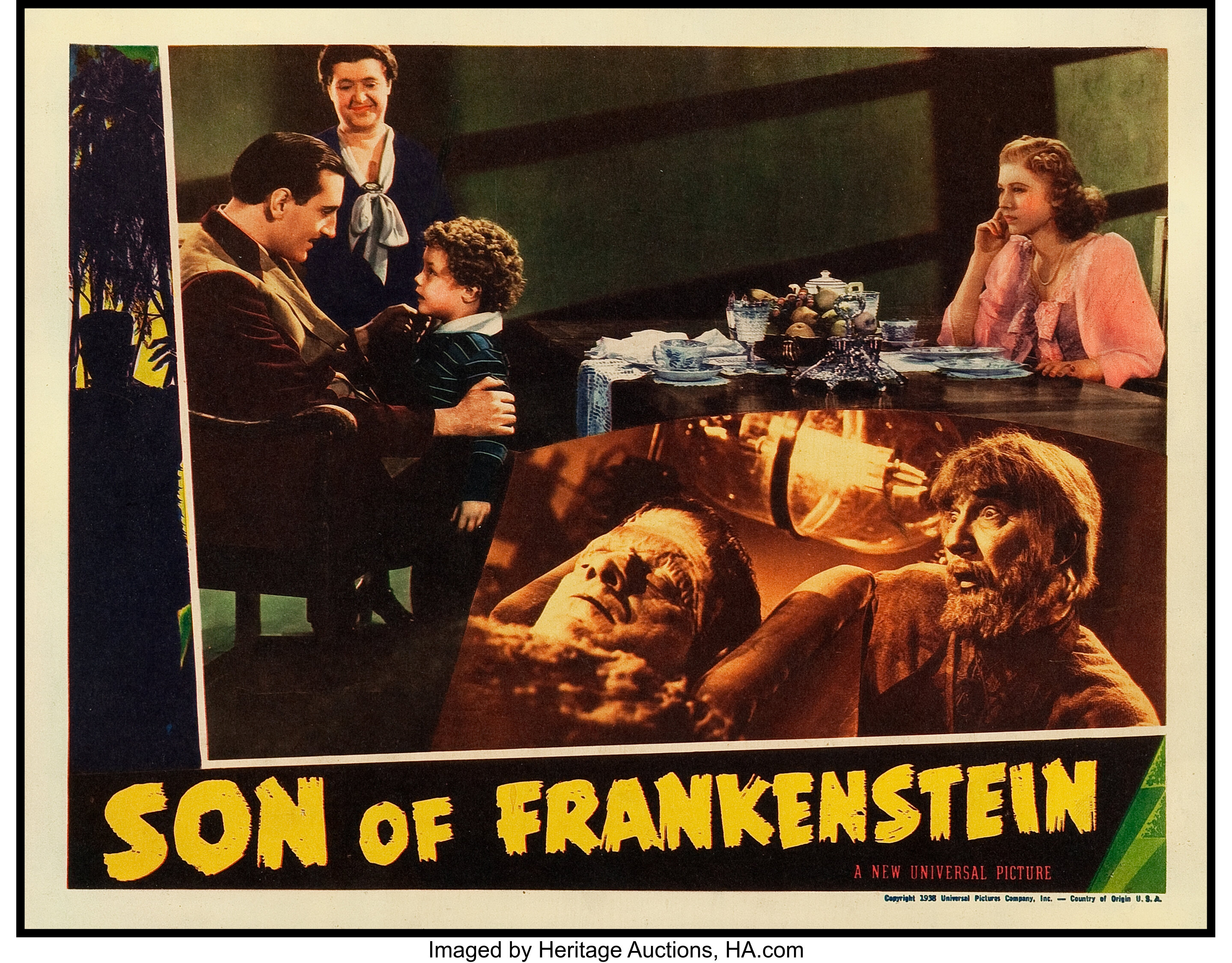 Son of Frankenstein (Universal, 1939). Lobby Card (11" X 14 ...