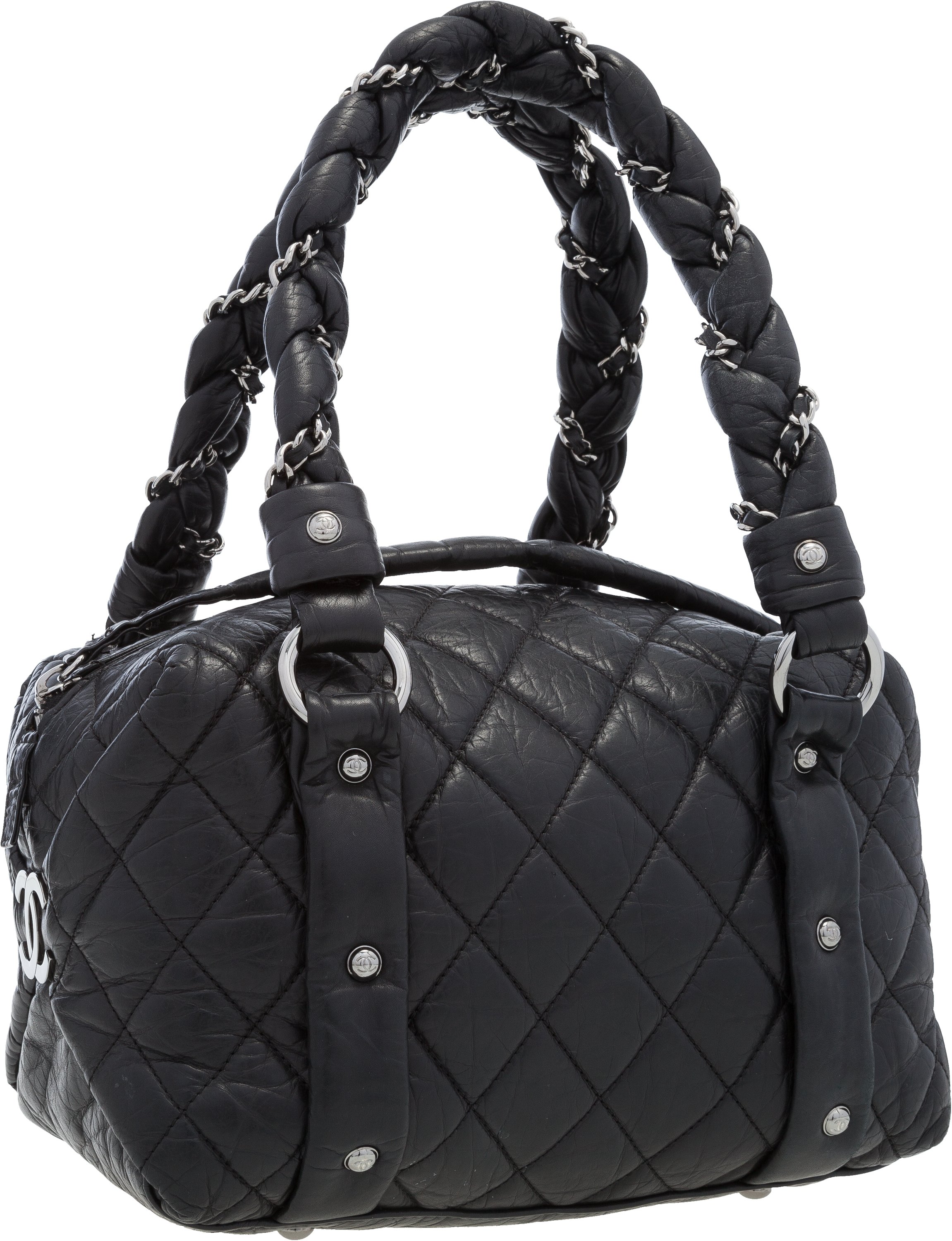 Grand shopping leather tote Chanel Black in Leather - 36989602