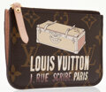 LOUIS VUITTON Limited Edition Damier Ebene Canvas Scribe Affiche