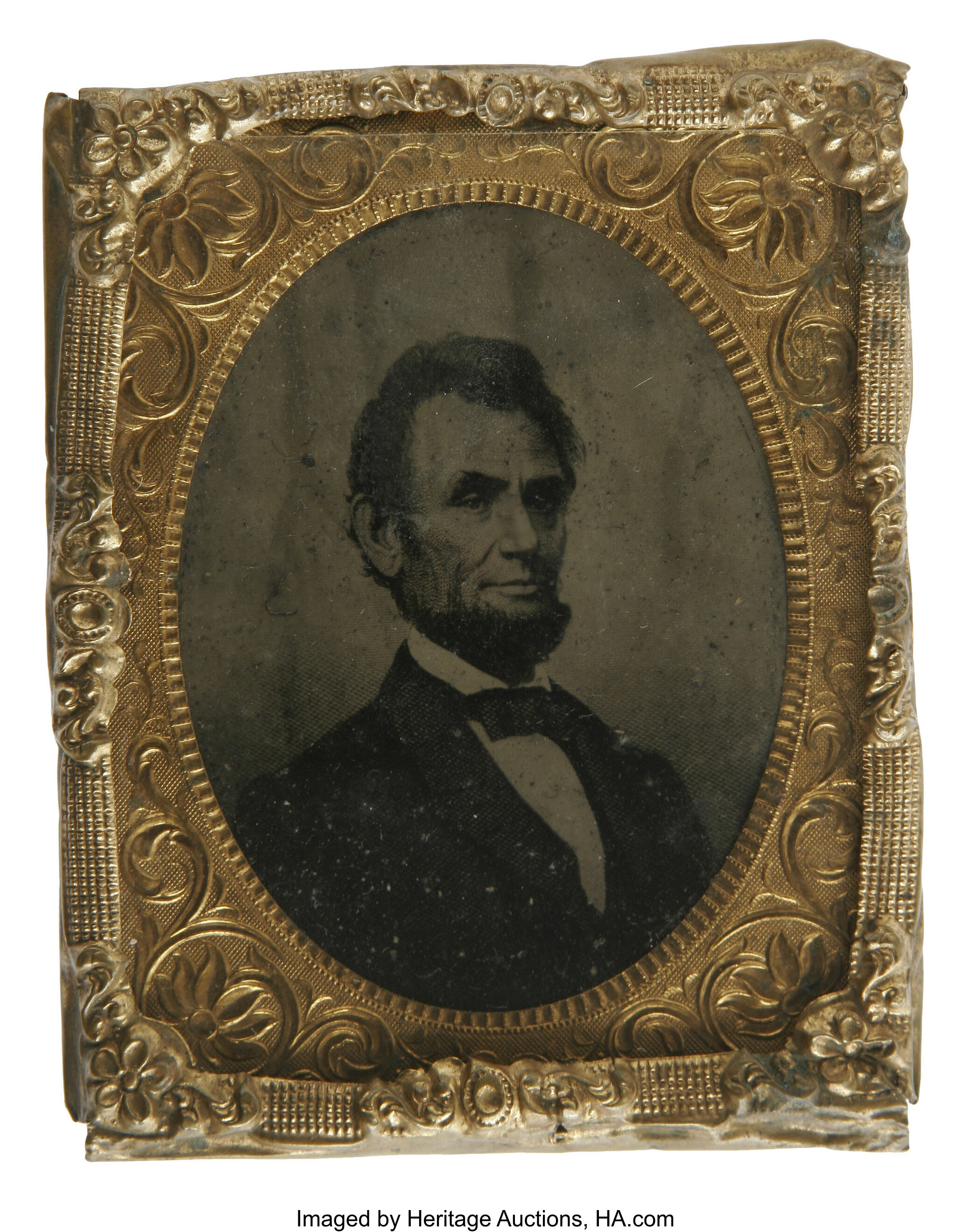 Abraham Lincoln Tintype (From Engraving). This tintype features | Lot ...