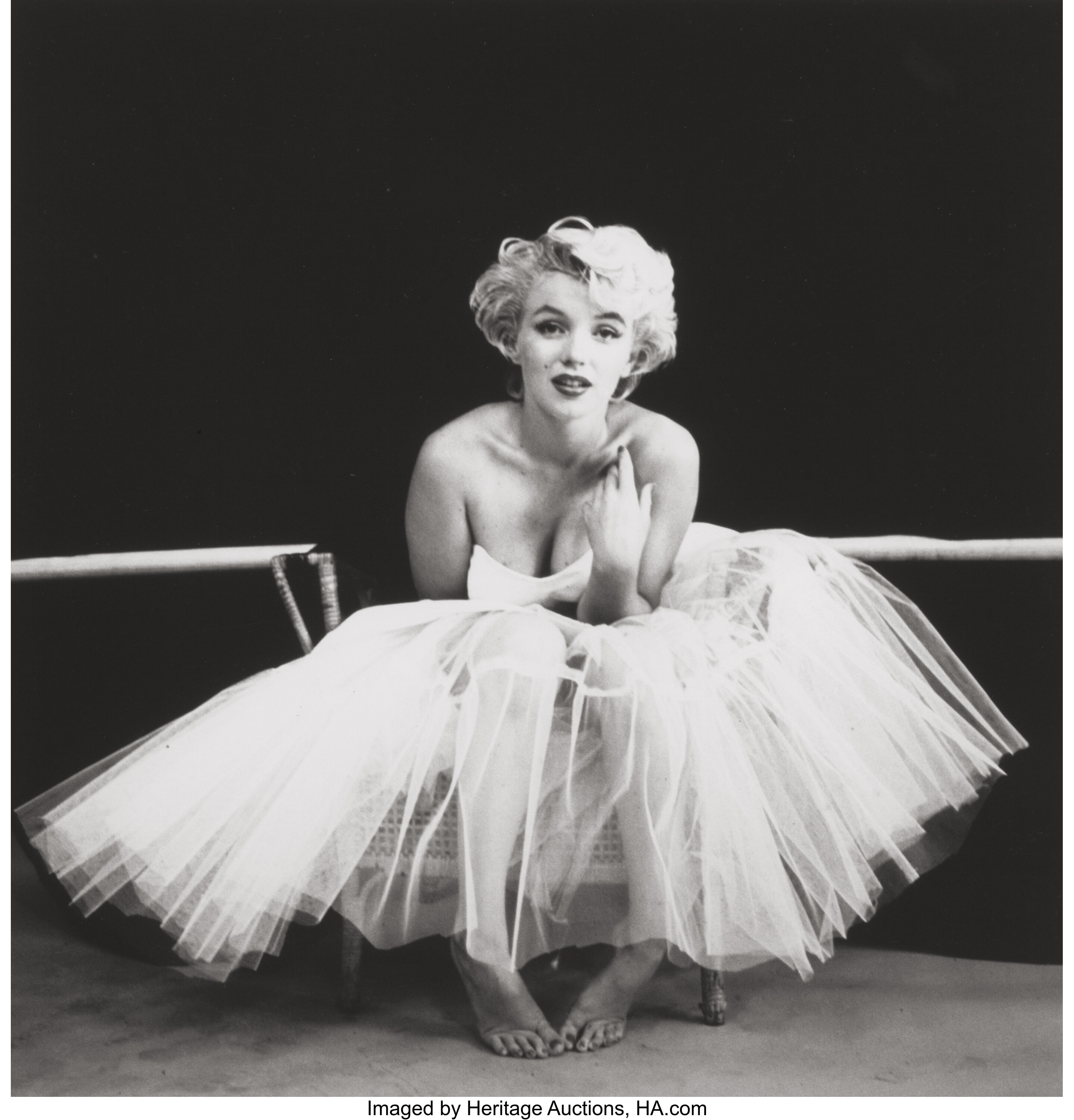 Milton Greene American 1922 1985 Marilyn Monroe White Dress Lot Heritage Auctions