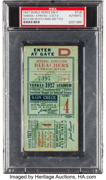 1944 World Series Ticket Stubs Full Run of Six. Baseball, Lot #82327