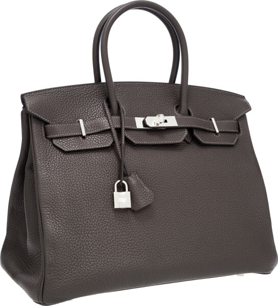 Hermes Horseshoe Gold Clemence Birkin Bag