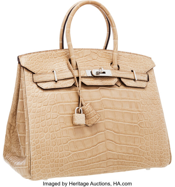 Luxury Genuine Alligator Handbag  Hermes birkin bag 35cm, Hermes bag birkin,  Hermes birkin