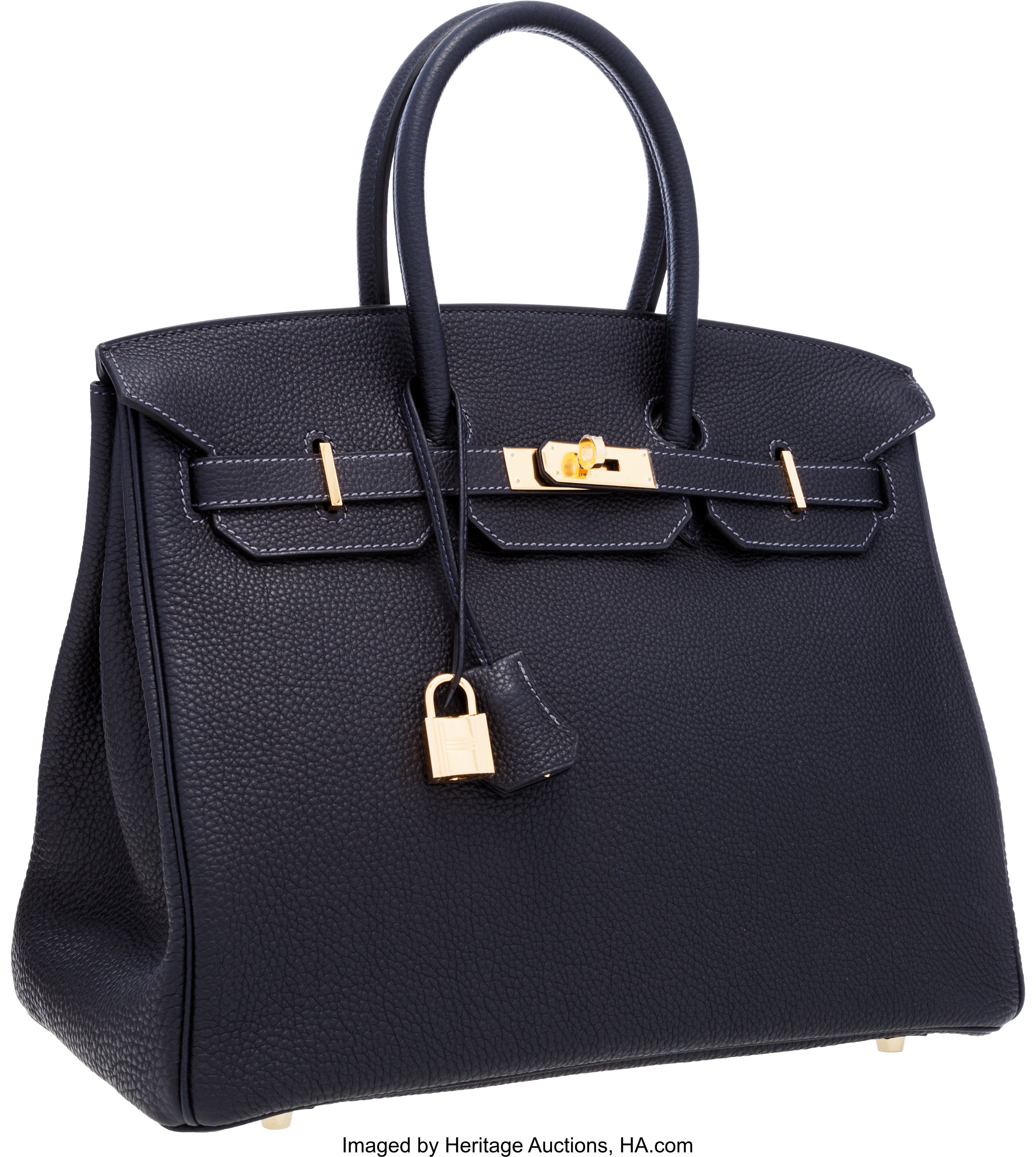 BIRKIN BLUE INDIGO 35CM - Bags Of Luxury