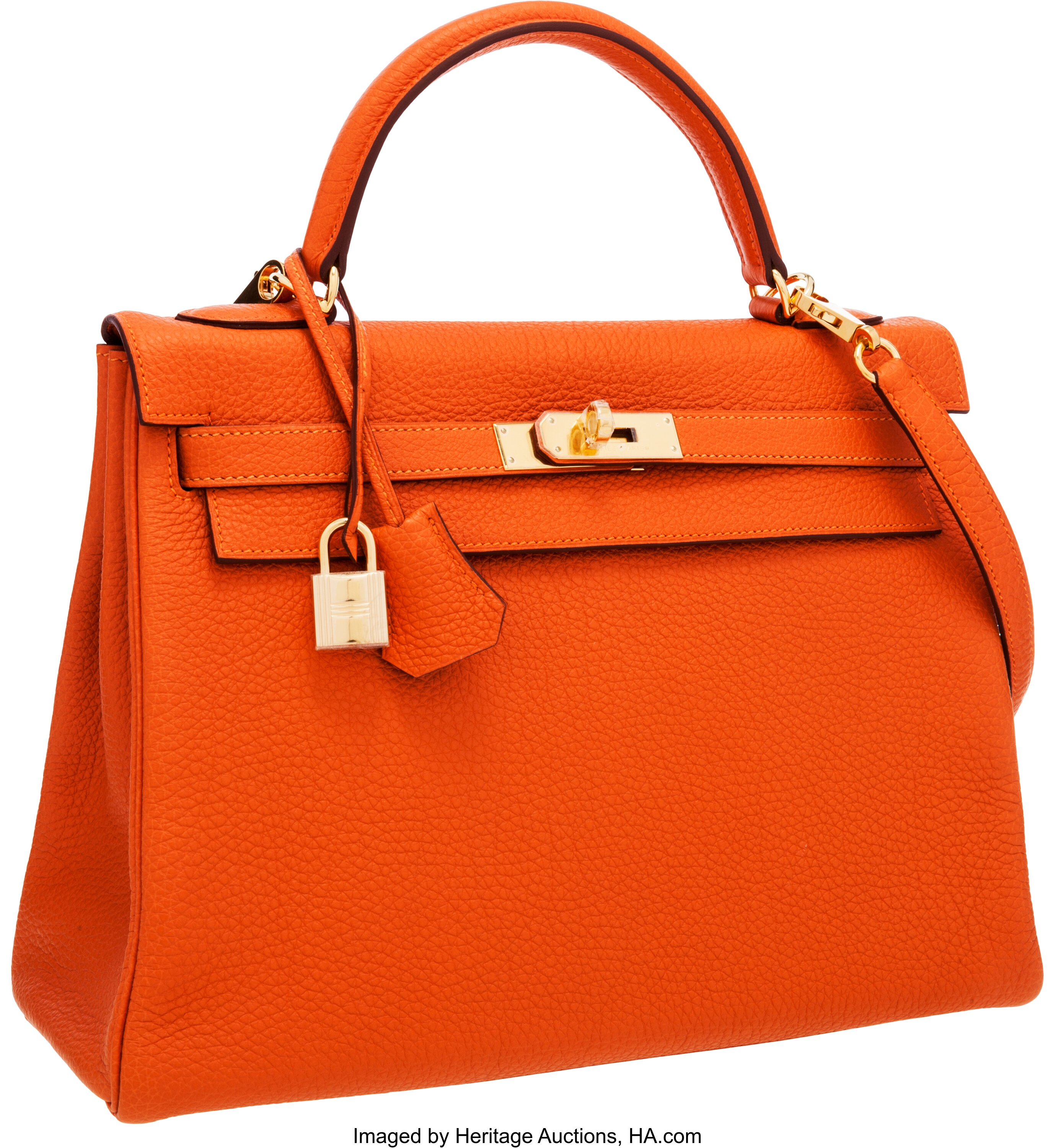 Sold at Auction: VINTAGE HERMES KELLY RETOURNE BAG