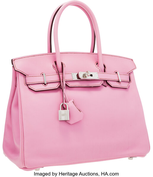 Hermes 30cm Bubblegum Pink 5P Swift Leather Birkin Bag with Lot 56036 Heritage Auctions