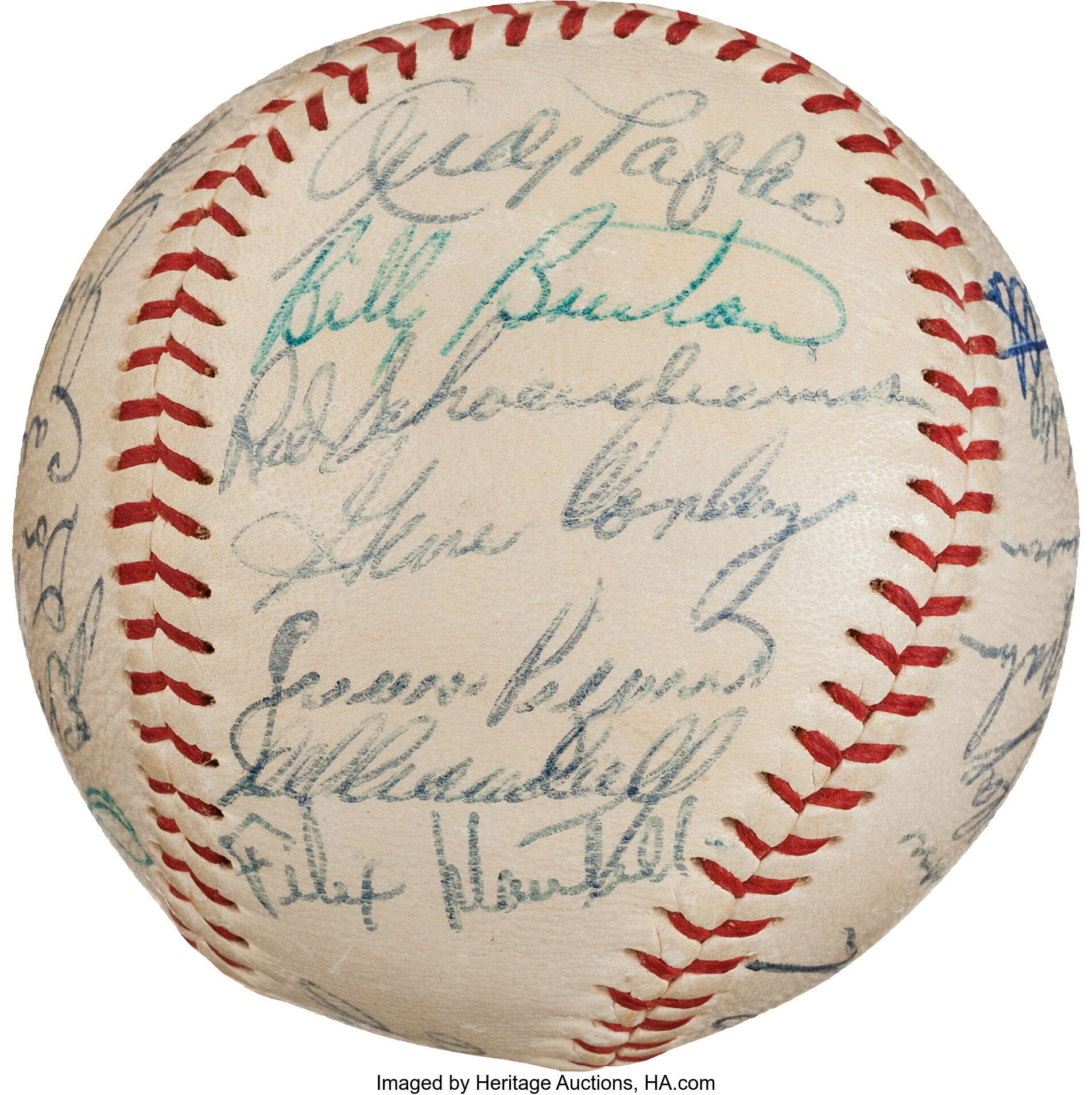 Sold at Auction: 1957 Bill Bruton Milwaukee Braves World Series