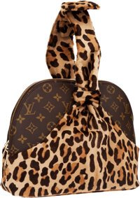 Louis Vuitton Leopard Alaia alma bag Centenaire Fur Monogram Azzedine Tote