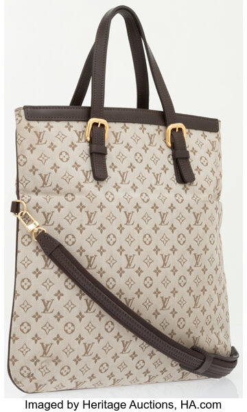 Sold at Auction: Louis Vuitton, Louis Vuitton green fabric handbag