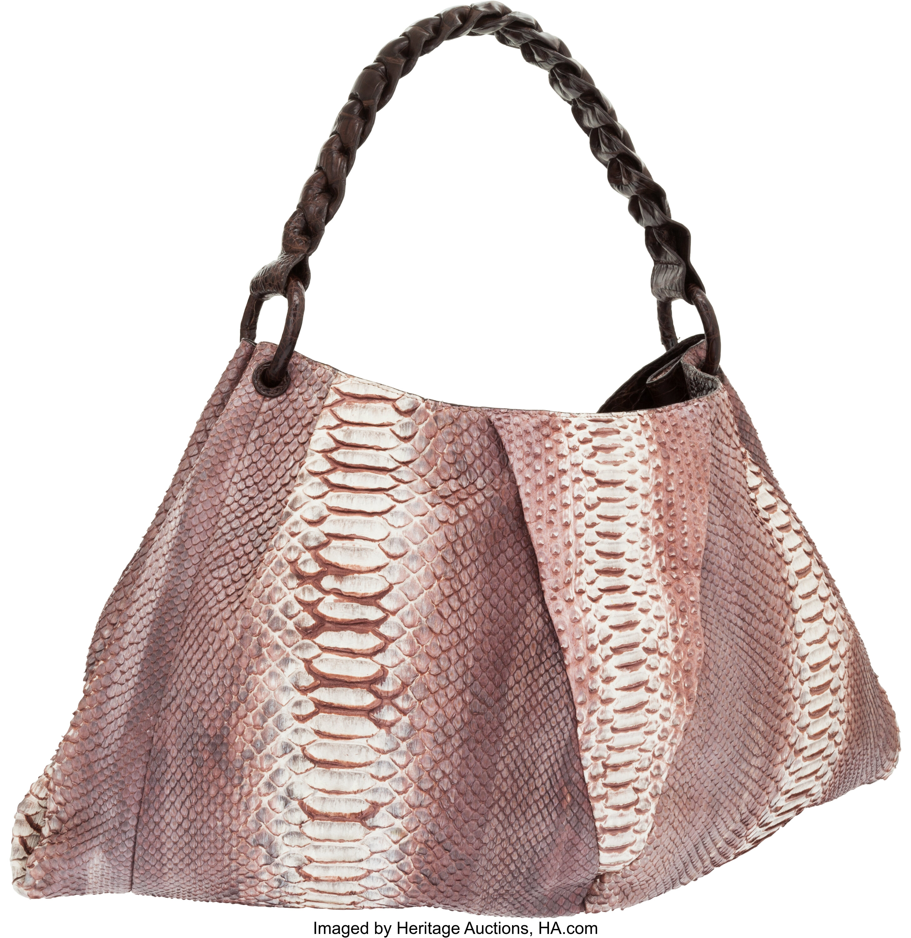 Nancy Gonzalez Snakeskin Shoulder Bag