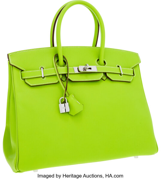 Hermès Birkin Bag 35 cm “Vert Veronese” - Hampel Fine Art Auctions