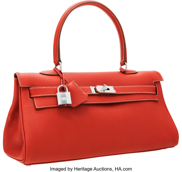 Hermes Kelly Bag Togo Leather Gold Hardware In Burgundy