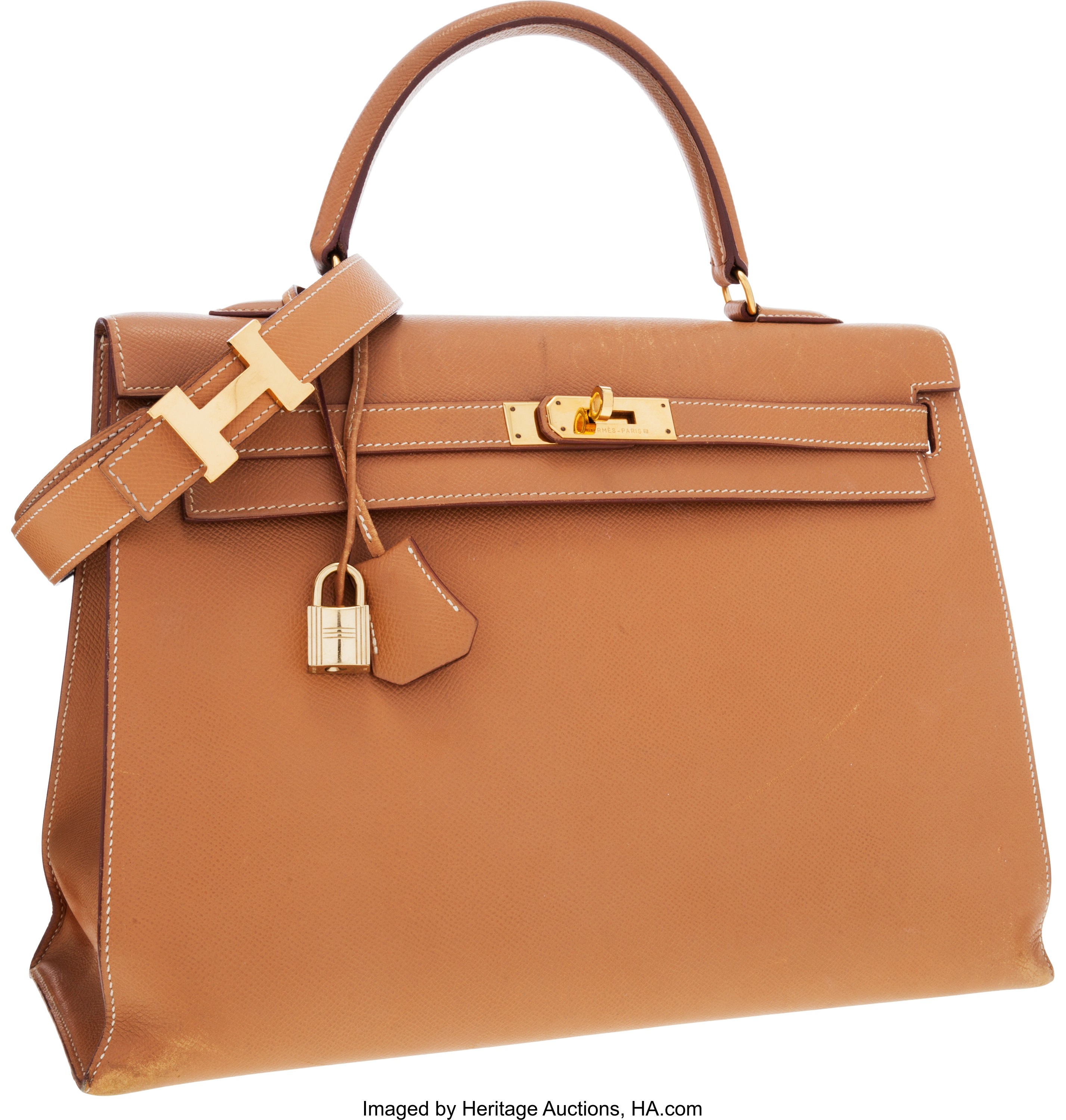 Sold at Auction: Hermes JIGE ELAN 29 Clutch Pink Suede & Leather Bag - H  Logo