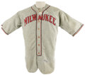 1938 Montreal Royals Game Worn Uniform. Ancient flannel jersey and