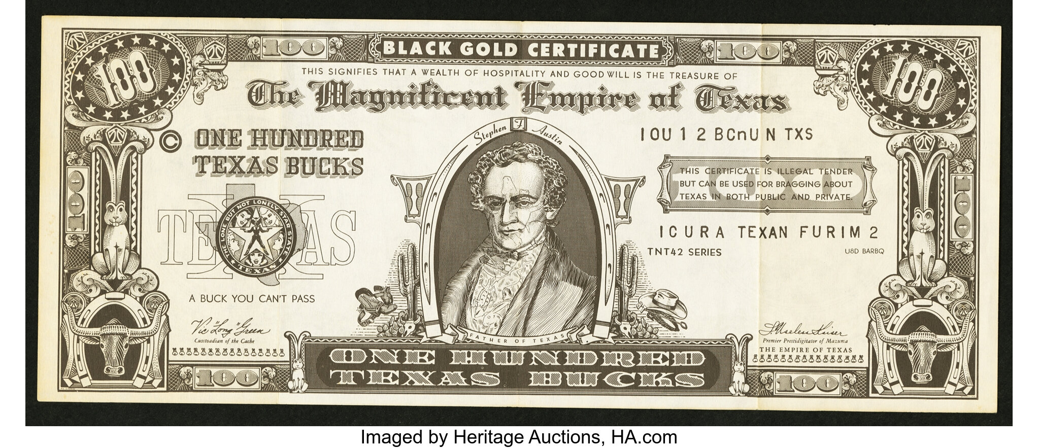 Empire Gold Certificate on White Parchment - Set of 100
