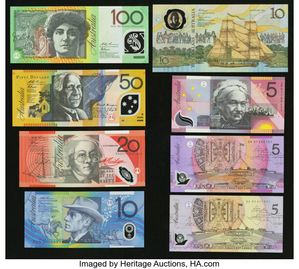 australian money notes printable