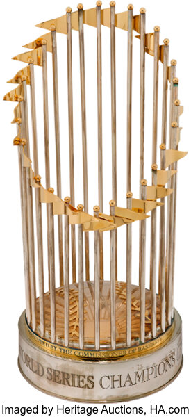 transparent world series trophy