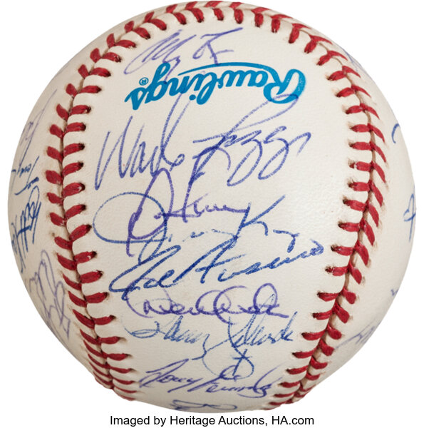 2000 New York Yankees World Series Champs Team Signed Jersey Derek Jeter  PSA DNA