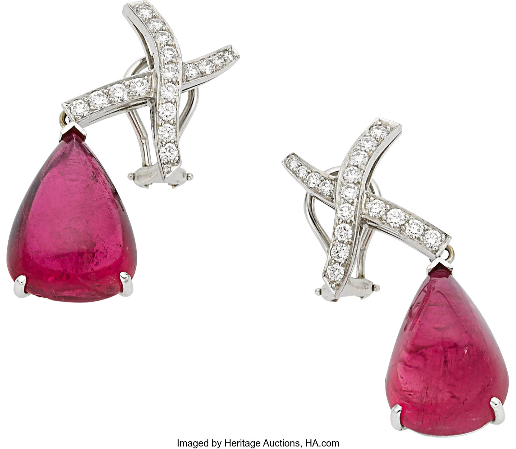 Thelma and Louise earrings pink quartz - Gommalacca Deco