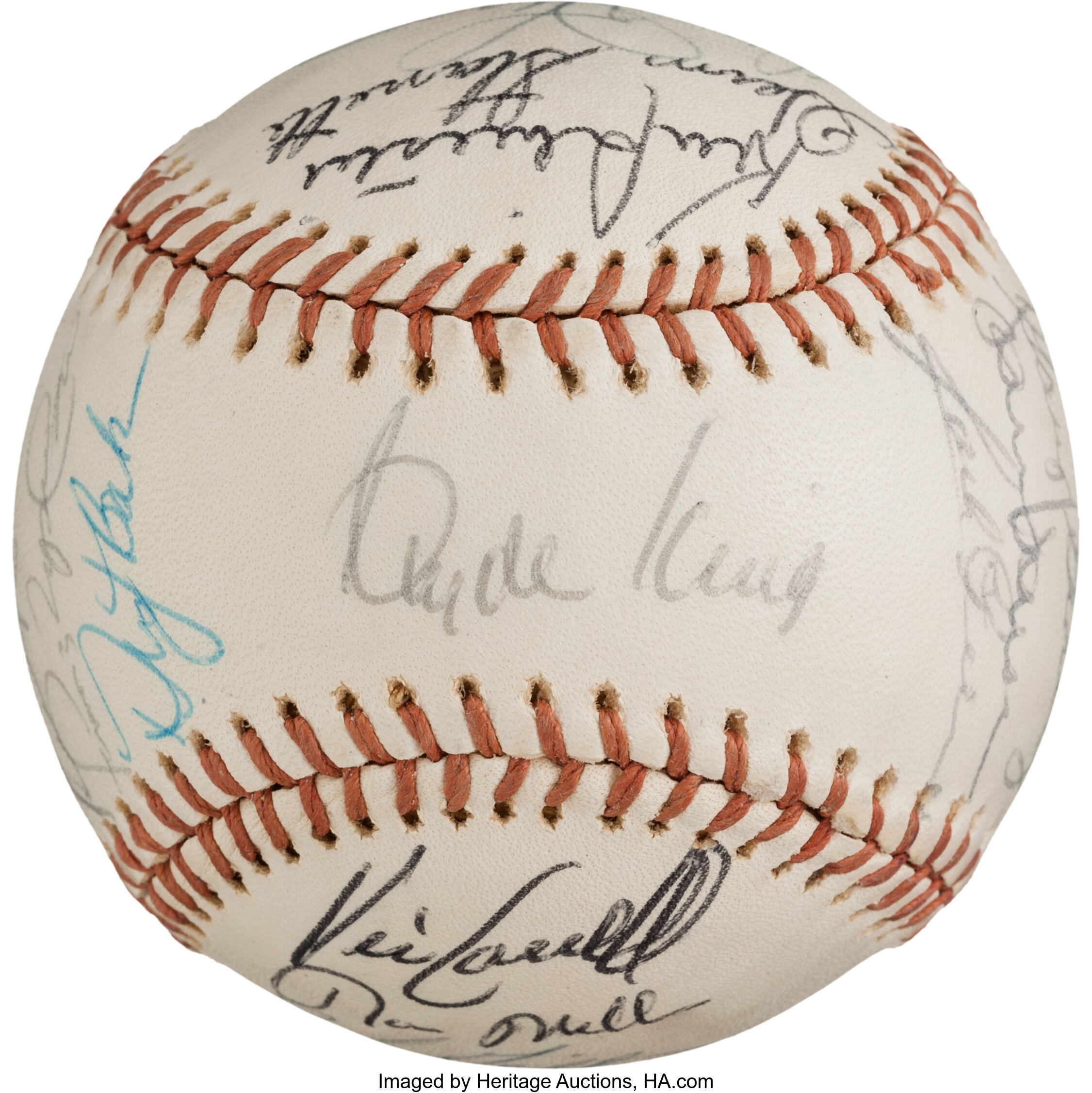 Sold at Auction: 1974 Cincinnati Reds Signed Baseball