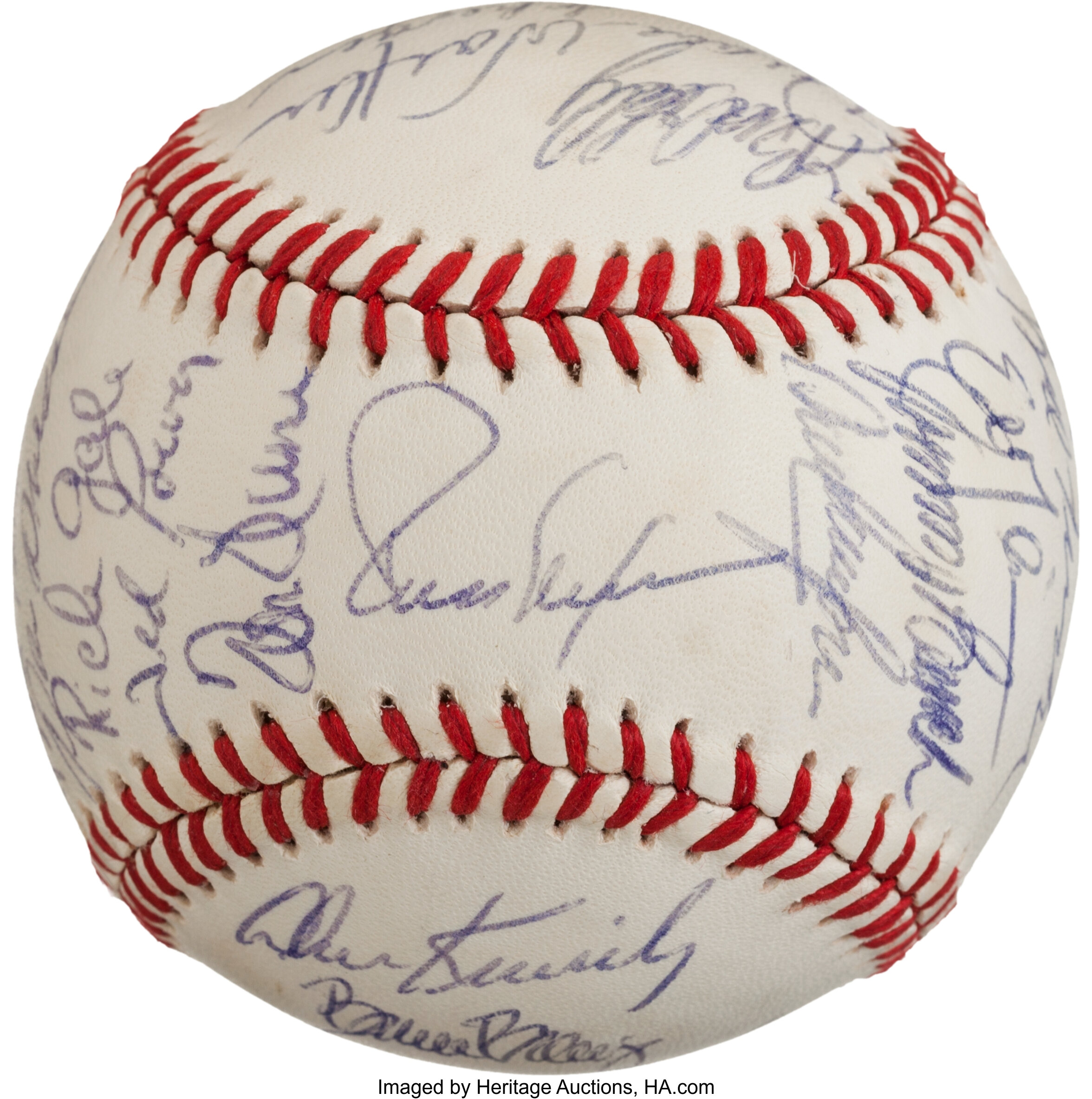 2014 Cincinnati Reds Team-Signed Baseball -- Features Autographs