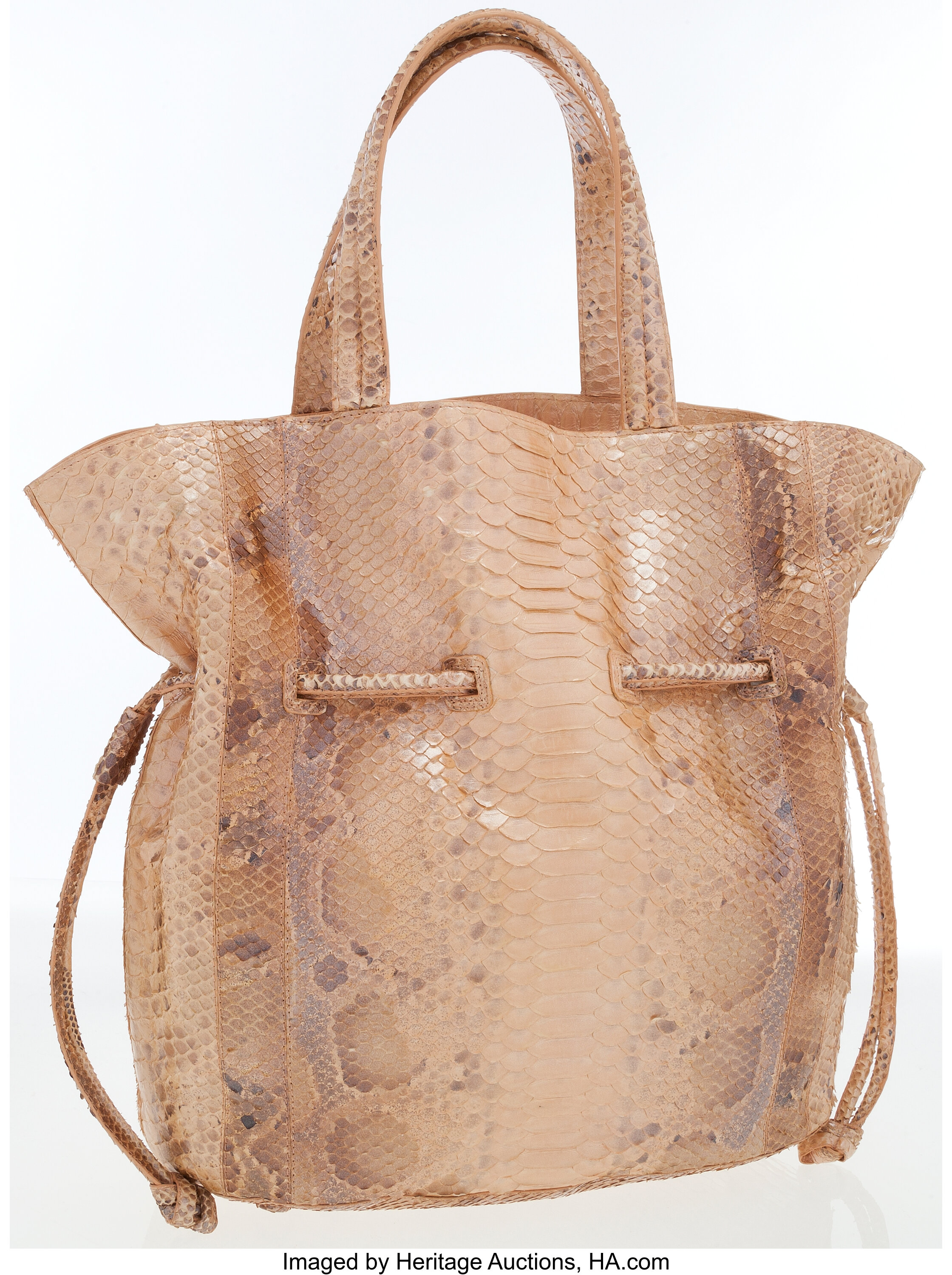 Nancy Gonzalez Snakeskin Shoulder Bag