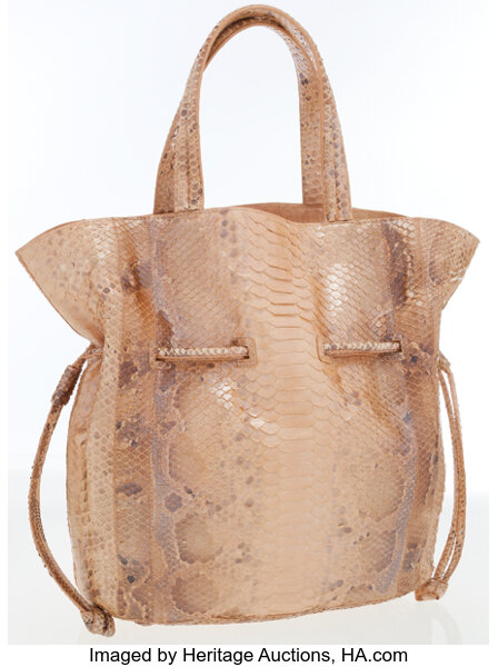 Nancy Gonzalez Python Shoulder Bag