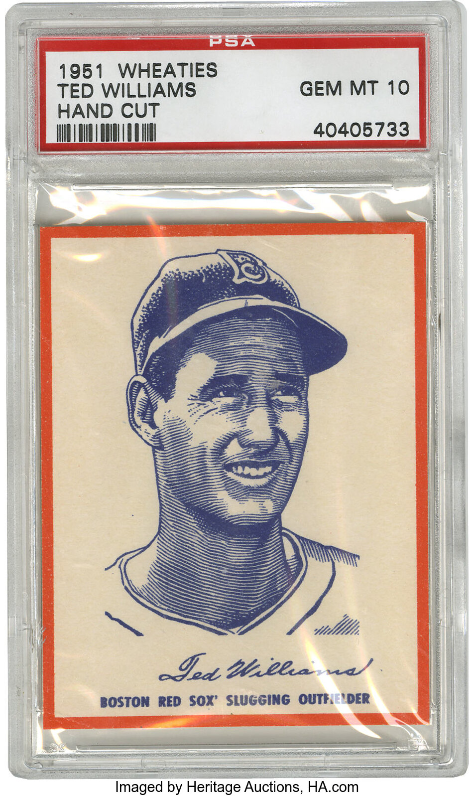 Ted williams boston red - Gem