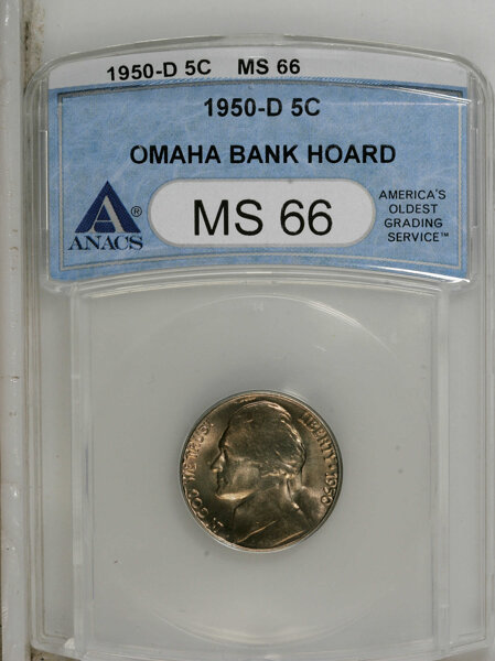 NGC Graded 1950 D store 5C