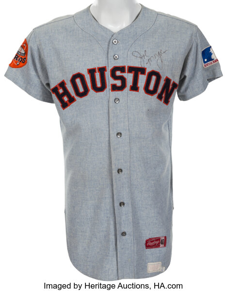 1969 Joe Morgan Game Worn Houston Astros Jersey. Baseball