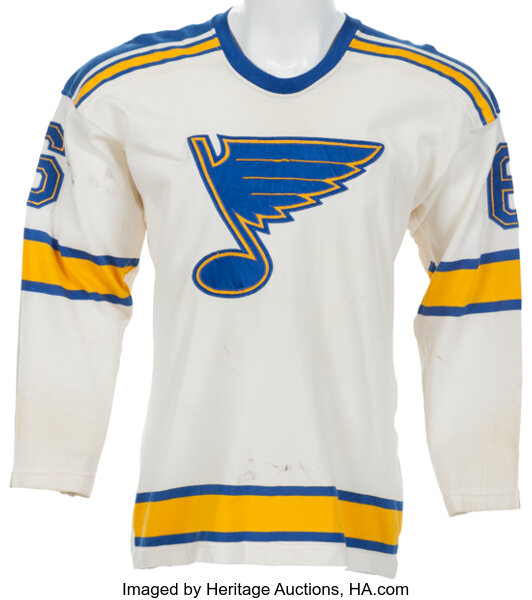 St. Louis Blues #80 Game Issued White Jersey DP12306
