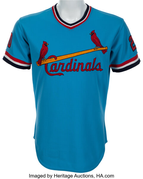 Lot Detail - 1979 Lou Brock St. Louis Cardinals Game-Used Home Jersey  (Final Season)