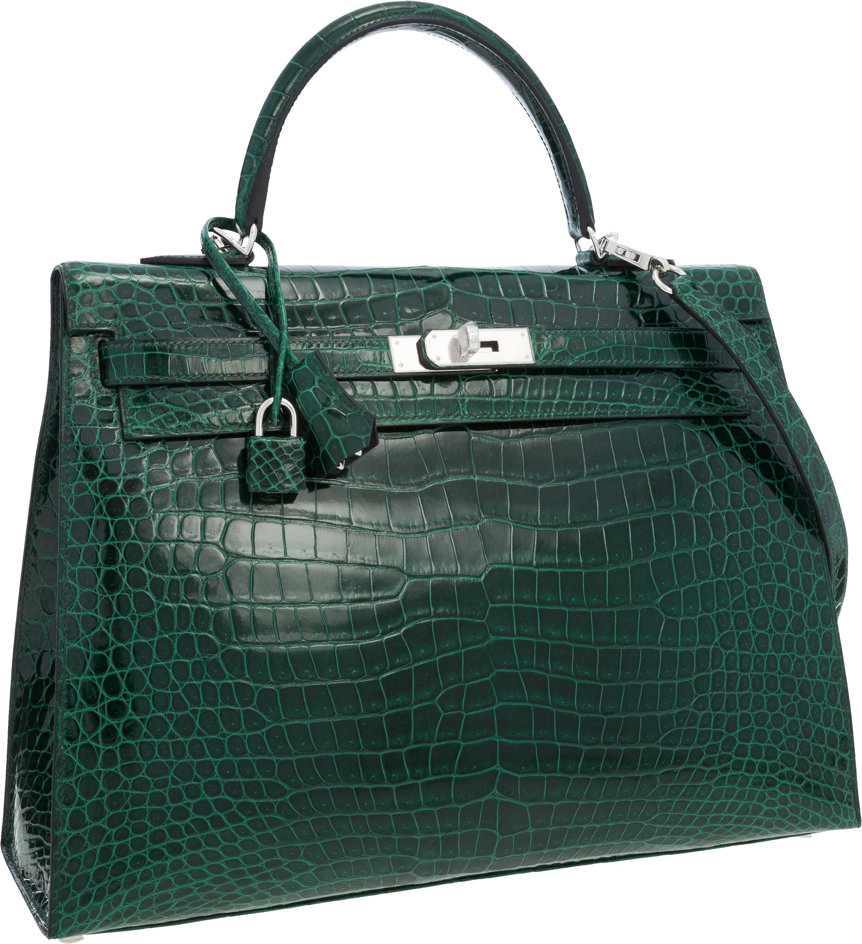 hermes-35cm-shiny-vert-fonce-porosus-crocodile-sellier-kelly-bag-lot