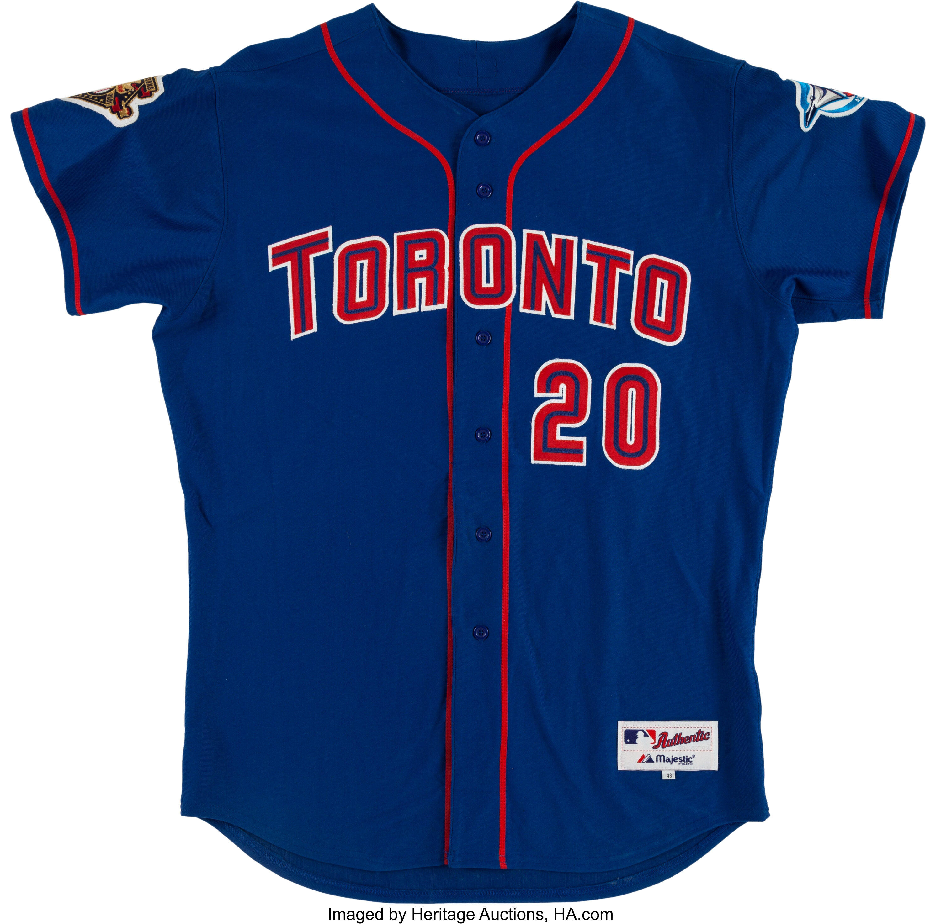 Lot Detail - 1998-2006 Toronto Blue Jays Game Worn Jersey