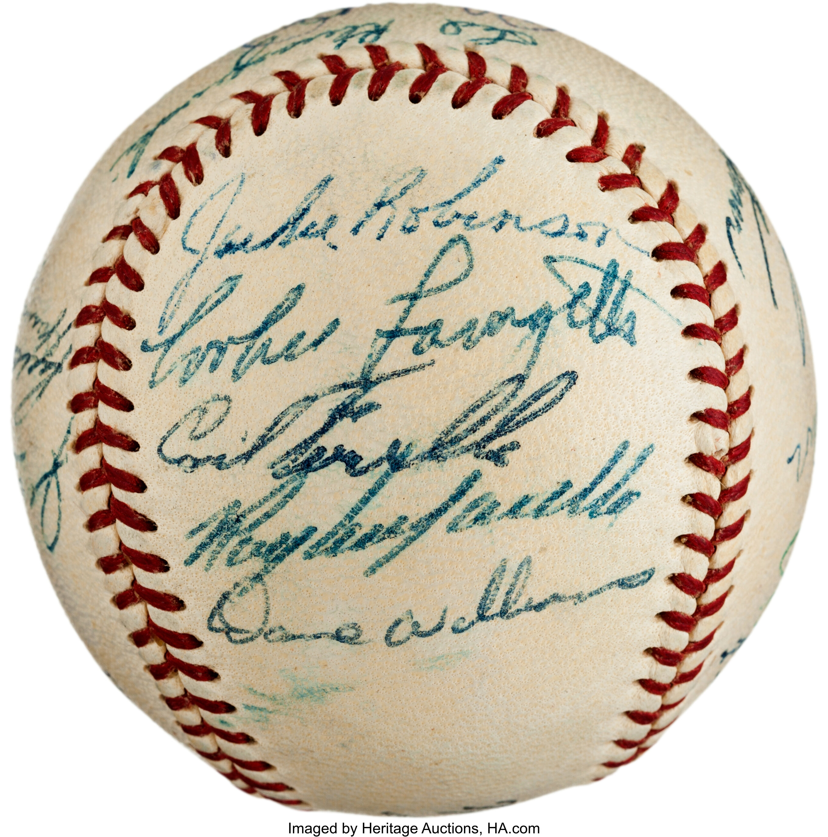 1950 National League All Star Team Signed Baseball (21