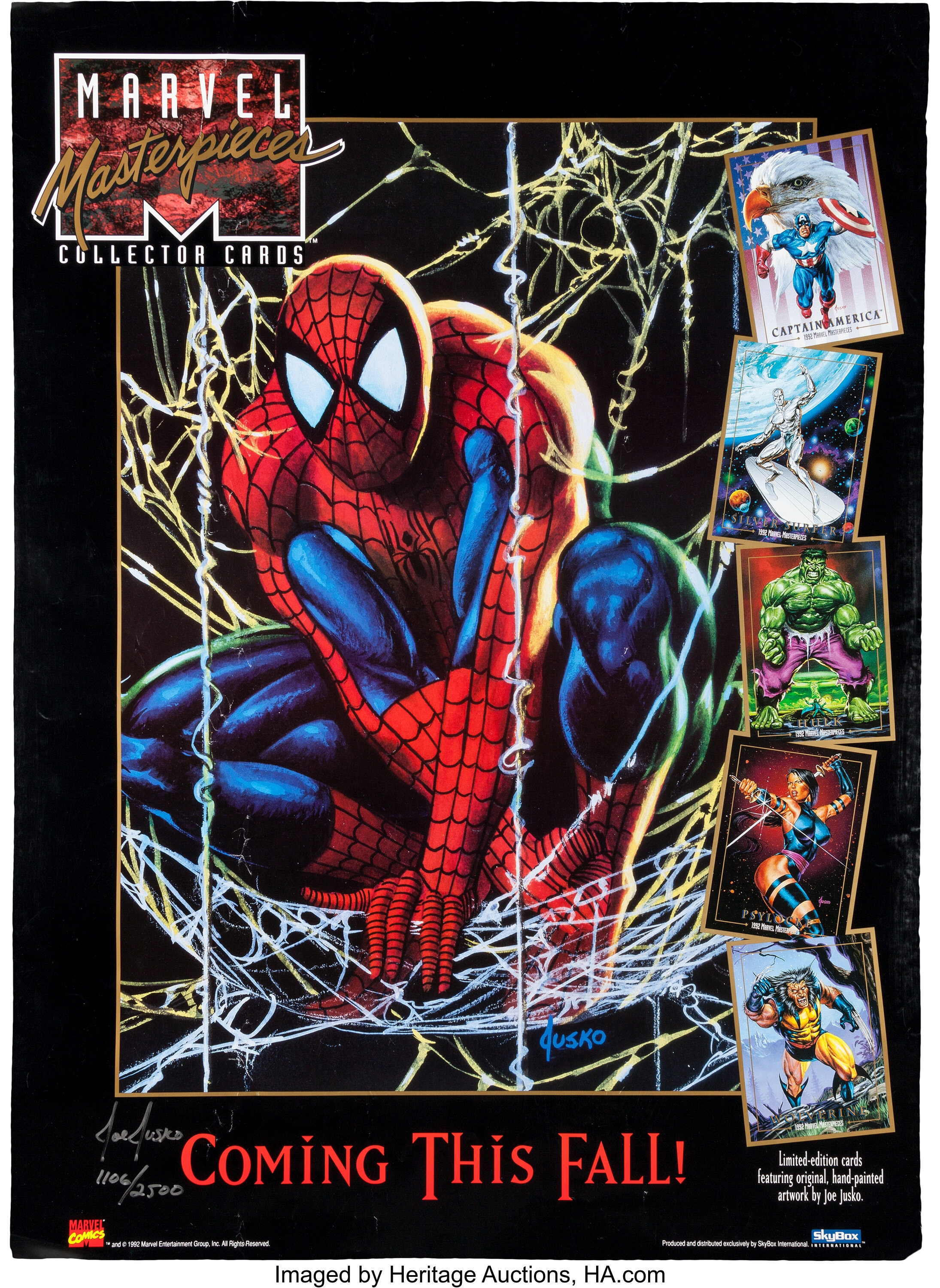 marvel-uncut-trading-cards-sheet-and-signed-limited-edition-poster