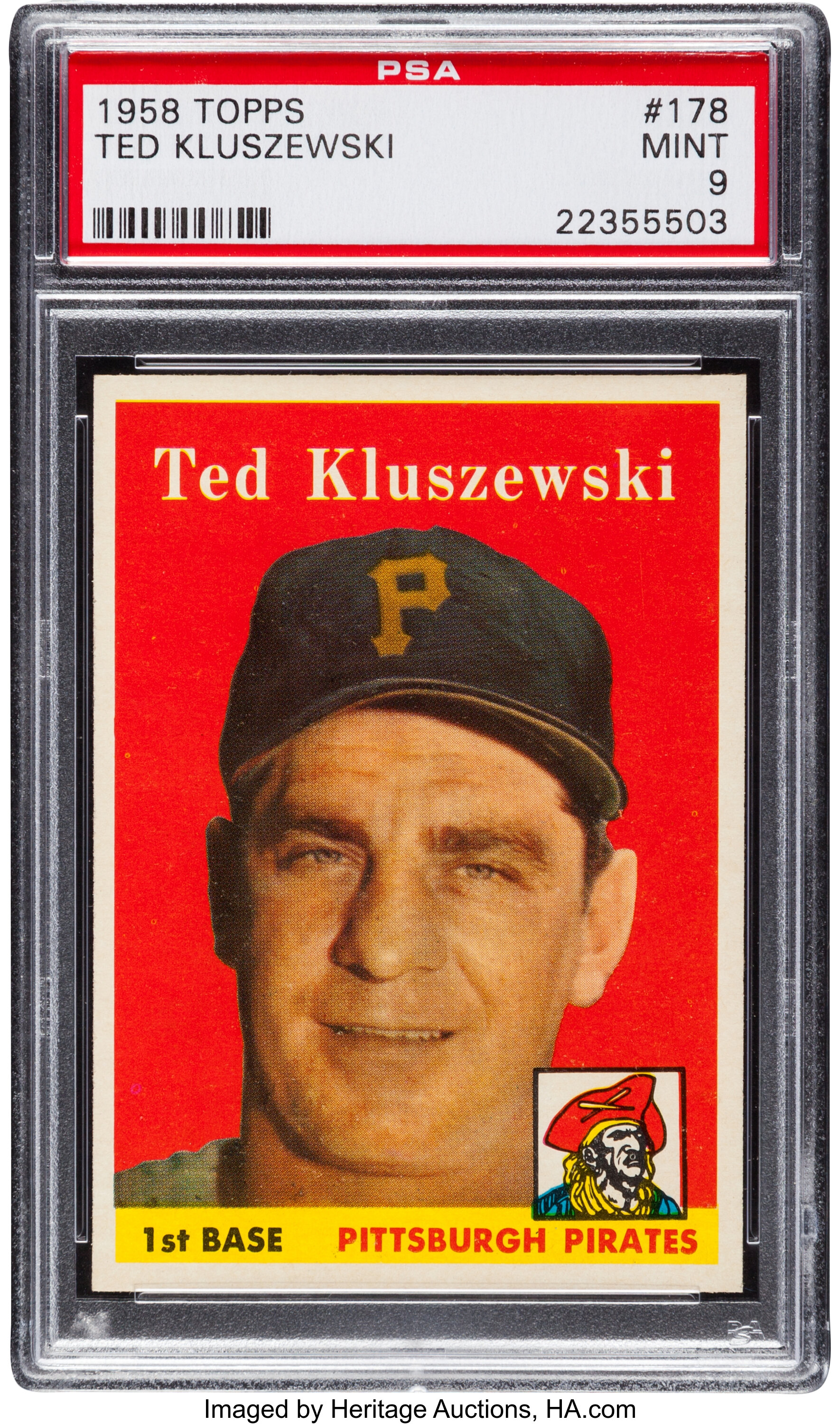 Ted Kluszewski baseball card 1