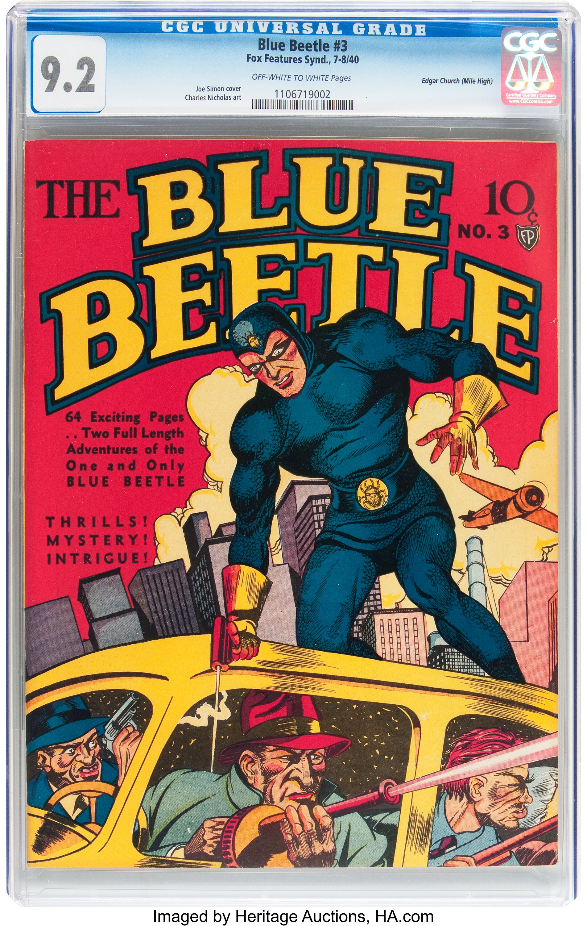 Blue Beetle #3 NM- (9.2)