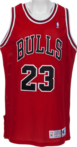 1992-93 Michael Jordan Game Worn Chicago Bulls Road Jersey - RGU